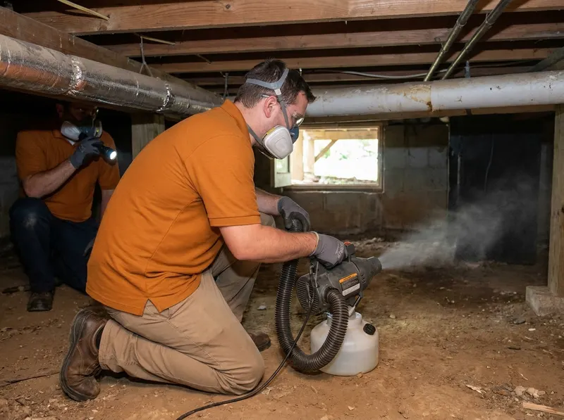 Crawl Space & Attic Sanitization Remediation in Burke, VA